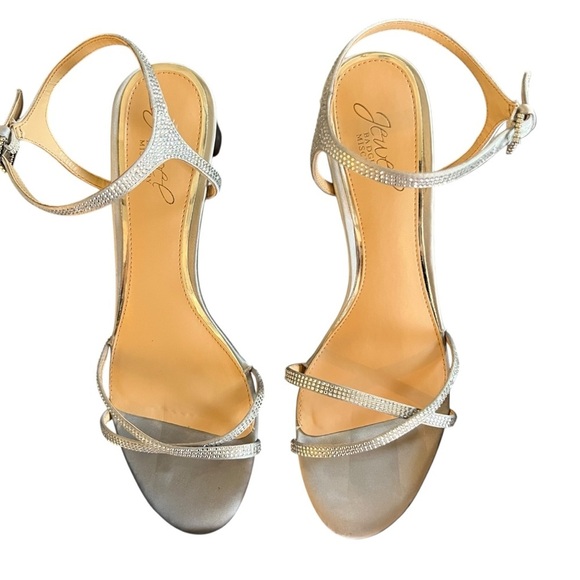 Badgley Mischka Jewel Ankle Strap Dress Sandals women’s size 8.5 - Picture 5 of 6